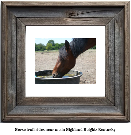 horse trail rides near me in Highland Heights, Kentucky